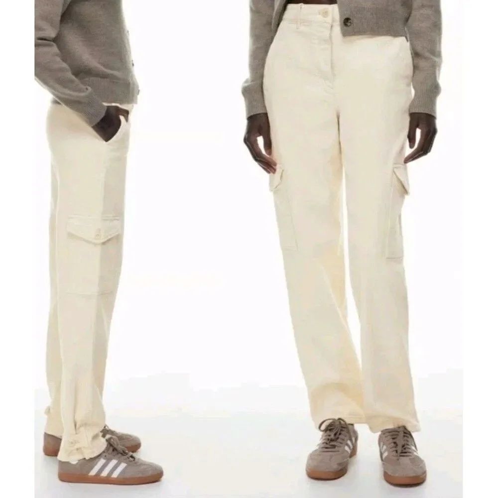 Aritzia Wilfred Free Picture Cargo Pant Size 4 Beige Y2K